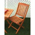 Vifah Malibu Outdoor Folding Bistro Chair, 2PK V04